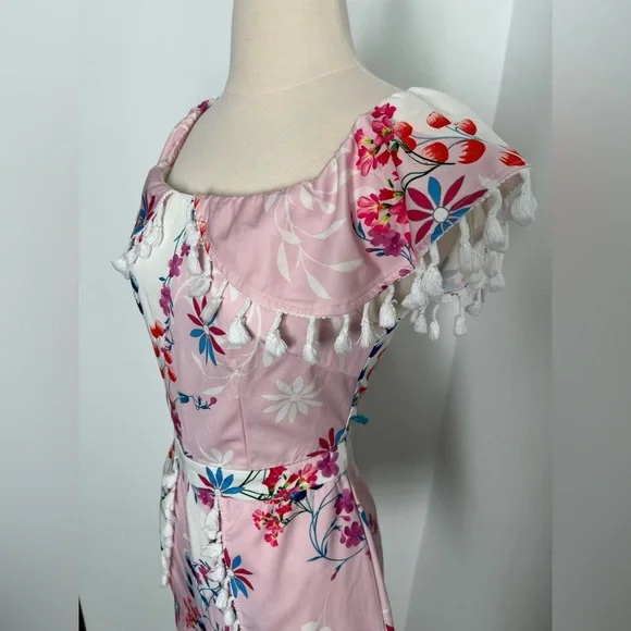 Pink Floral Romper - Picture 10 of 10